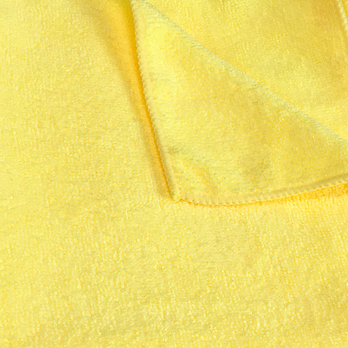 Smart Choice Microfiber Cloths 14x14 38gm Yellow, Pack Of 12 (PNP915170Y)