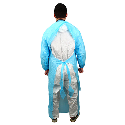 Impact 60 In. Isolation Gown L/s Elastic Wrists, Blue, 100/cs, Case Of 100 (MCPE-60B)
