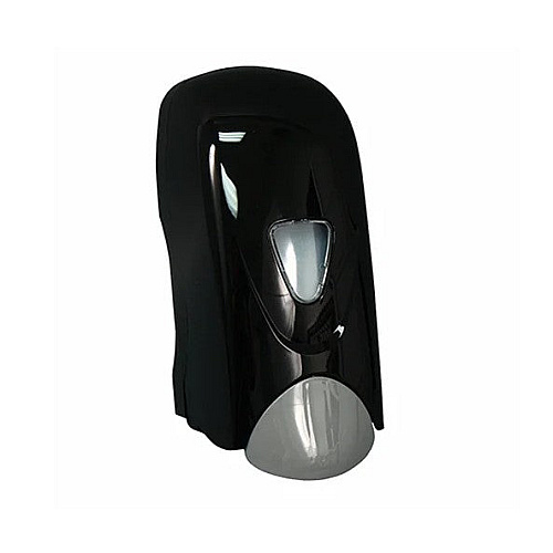 Lotion Soap Dispenser With Refillable Bottle, 1000ml Capacity, Push Bar Design, Durable Abs Plastic, Black & Gray, Case Of 12 (9391)