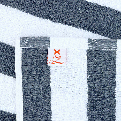 Cali-cabana Beach Towels 30x60 Gray - Pack Of 4 (CALICABANA-GRY)