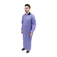 Impact 60 In. Isolation Gown L/s Elastic Wrists, Purple, 100/cs, Case Of 100 (MCPE-60P)
