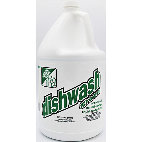 Dishwash Green Hand Dishwash Detergent, Gallon, 4/cs, Case Of 4 (60001)