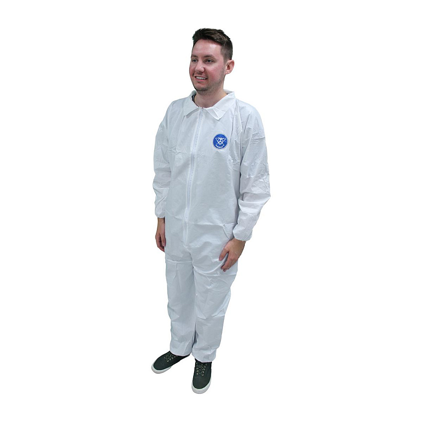 Promax Coverall Zipper Front Elastic - Lrg, Case Of 25 (M1017-L)