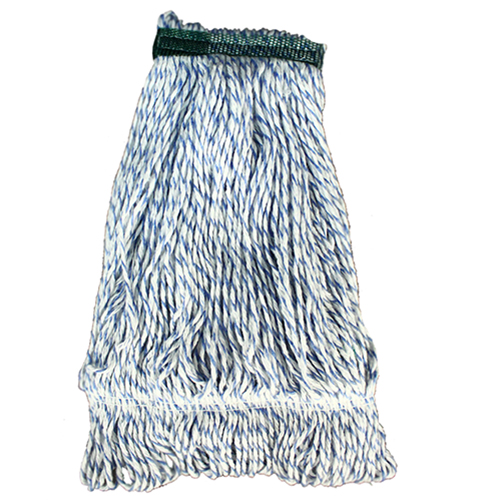 Mop Wet Saddle Type Looped End Rayon Finish Blue/w, Case Of 12 (L630MD)