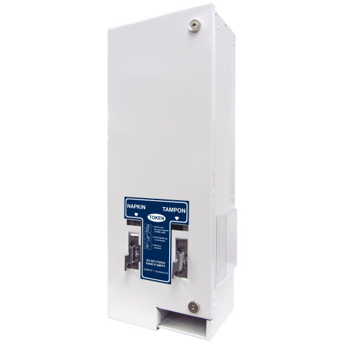 Dual No. 1 Vendor, Token Vend, White, 26" X 10" X 6.75", 1 Ea, 1 Each (D1-TKN)