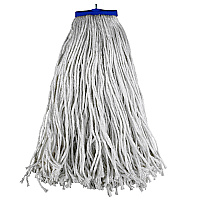 Mop Wet 24oz White Blend Screw Type Cut End Regular, Case Of 12 (61240)