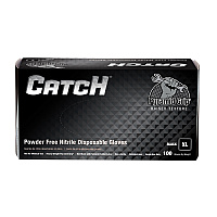 Safety Zone Nitrile Powder Free 9 Mil Pyramid Grip Gloves - Black, Xl - Box Of 100 (GL-NT107BKFX)