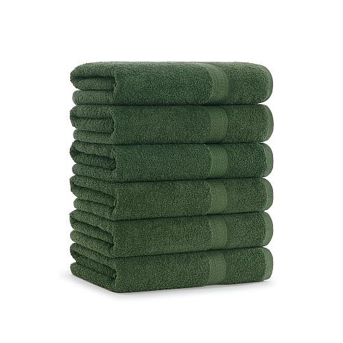 True Color Bath Towel 25x52 Green - Case Of 24 (BATH-HGREEN)