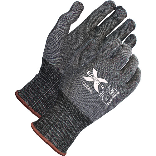 Proworks Cut Resistant Glove Liners 18g A7 Dark Gray Lrg, 12 Pairs (GLH18A7GL)