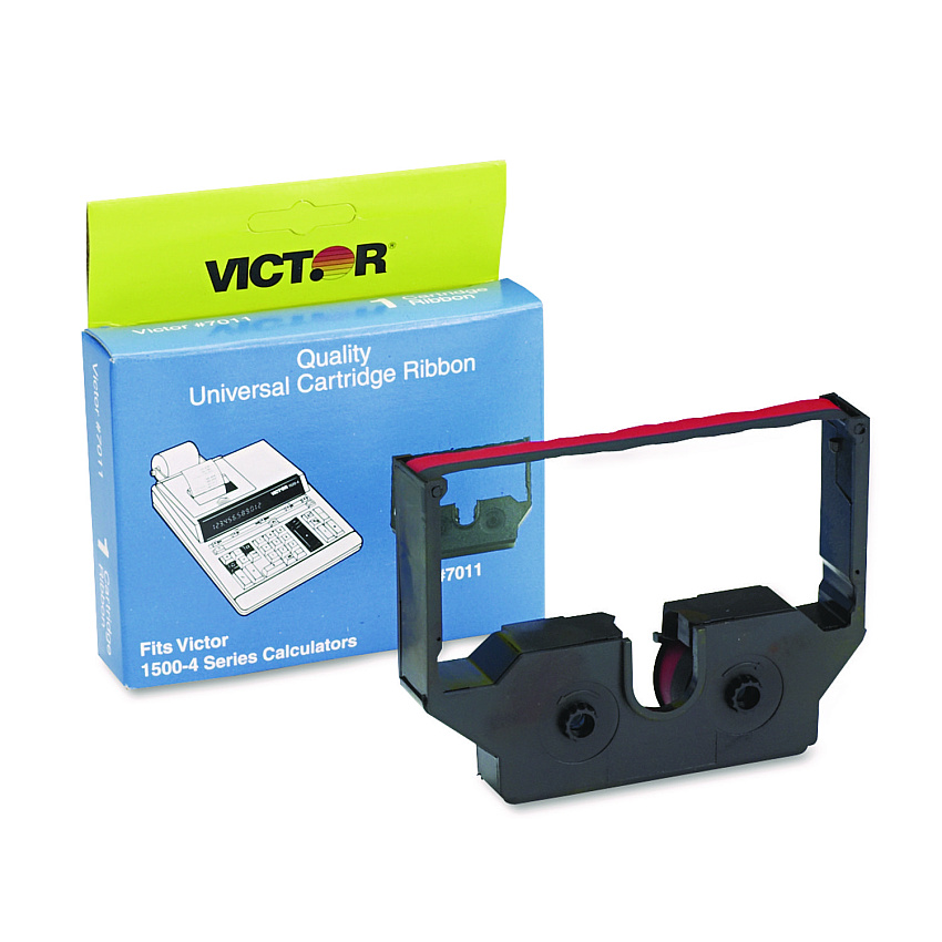 Victor 7011 Ribbon, Black/Red