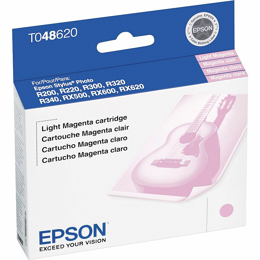 Epson T0486 Original Ink Cartridge Inkjet - Light Magenta - 1 Each (T048620S)