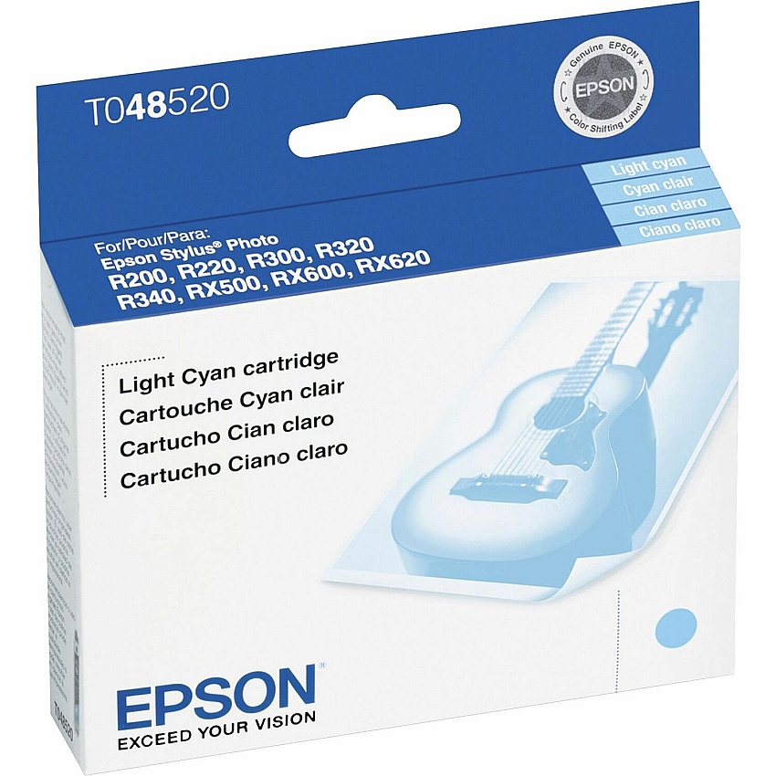 Epson T0485 Original Ink Cartridge Inkjet - Light Cyan - 1 Each (T048520S)