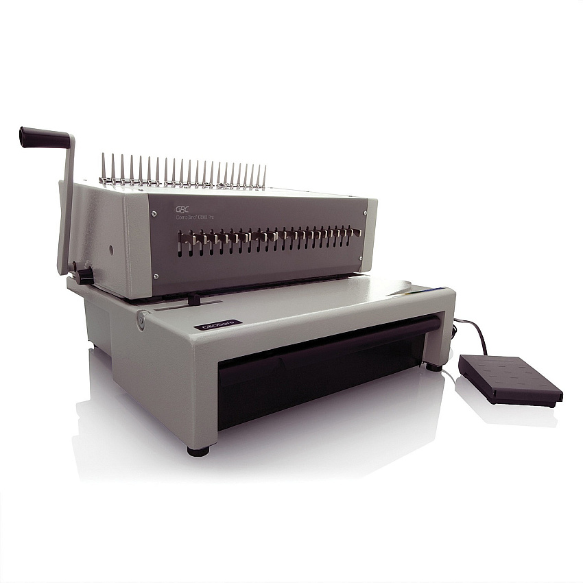 GBC CombBind C800pro Electric Binding Machine CombBind - 500 Sheet(s) Bind - 25 Punch - Letter (27170)
