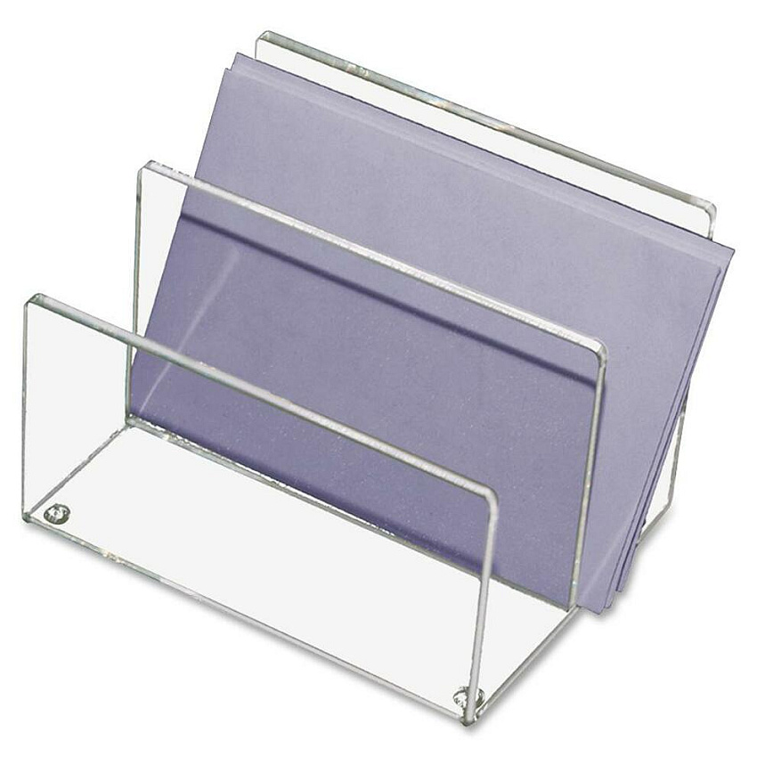 Kantek Acrylic Mini Sorter 4" Height x 4.12" Width x 6.25" Depth - Desktop - Clear - Acrylic - 1 Each (AD50)