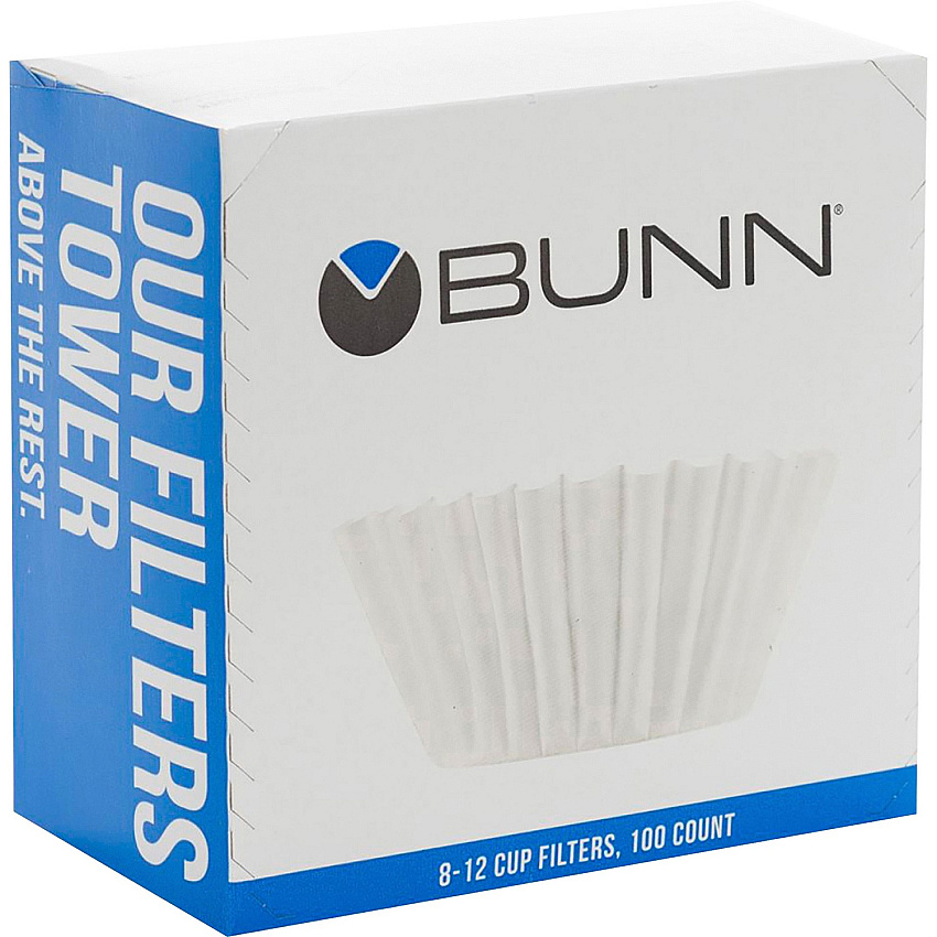 BUNN Home Brewer Coffee Filters 100 / Pack - White (BCF100)