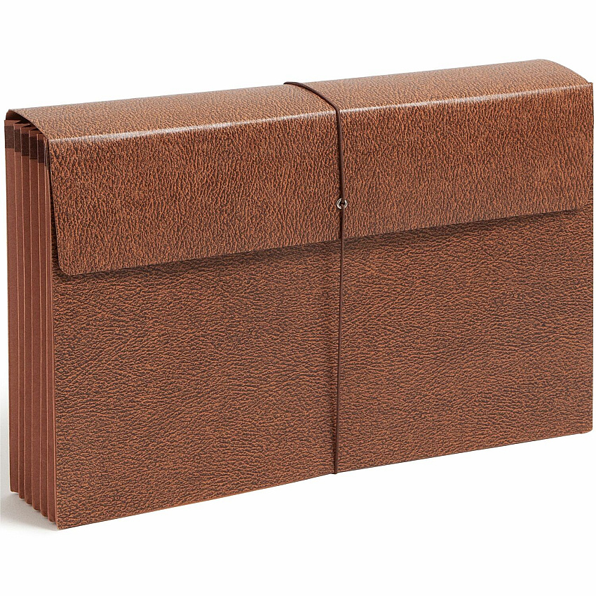 Smead Legal Recycled File Wallet 8 1/2" x 14" - 5 1/4" Expansion - Redrope - Reinforced Gusset, Tear Proof, Elastic Closure - 30% Recycled - 1 Each (71376)