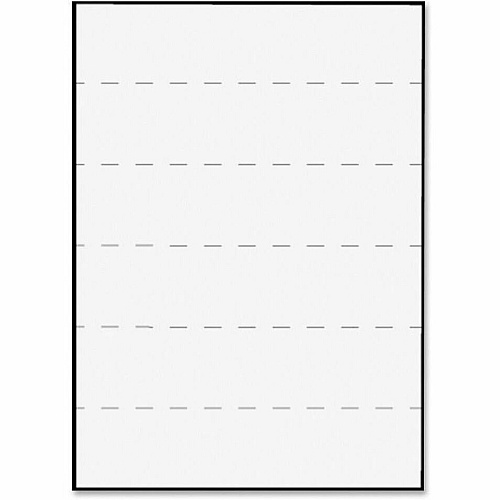 Tabbies 2" Medical Transcription Printer Labels 8 1/2" Width x 11" Length - Laser - White - Jam-free - 100 / Box (59531)