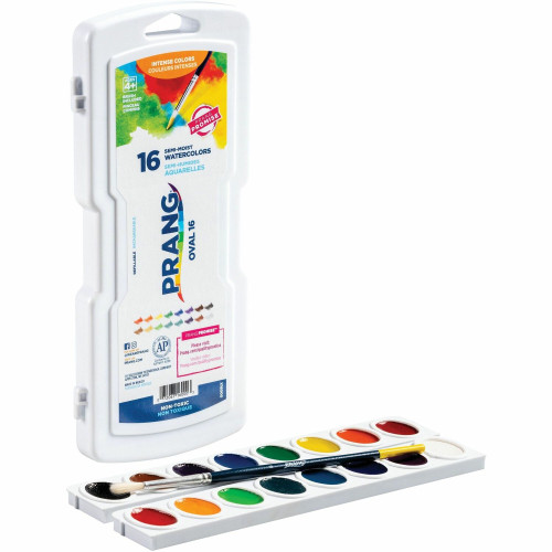 Dixon 16 Oval Semi-Moist Watercolors (16000)