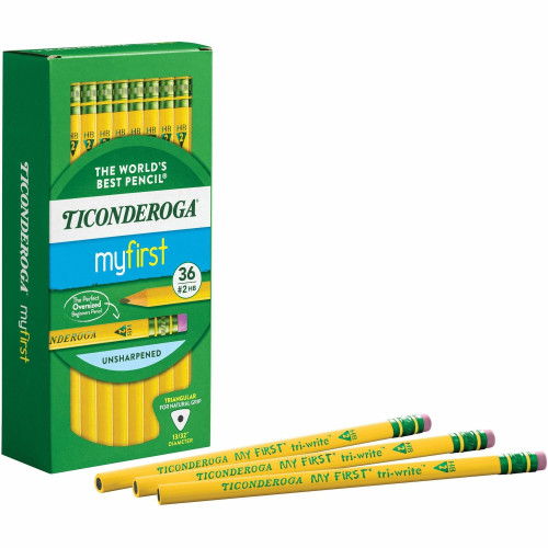 Ticonderoga Tri-Write Beginner No. 2 Pencils (13082)