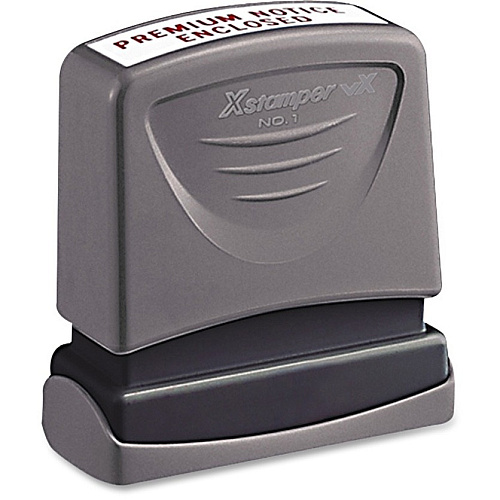 Xstamper VX Pre-inked Small Return Stamp Message Stamp - 0.50" Impression Width x 1.62" Impression Length - 1 Each (C10)