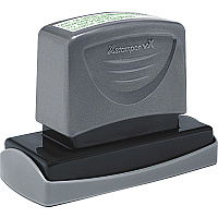 Xstamper VX Pre-inked Address Stamp Custom Message Stamp - 0.87" Impression Width x 2.75" Impression Length - 1 Each (C18)