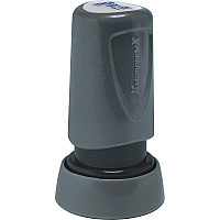 Xstamper VX Pre-inked Round Stamp Message Stamp - 0.62" Impression Diameter - 1 Each (C32)