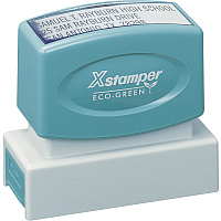 Xstamper Custom Business Address Stamp Custom Message Stamp - 0.62
