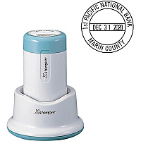 Xstamper XpeDater Small Dater Date Stamp - 1.19" Impression Diameter - 50000 Impression(s) - Recycled - 1 Each (N85)