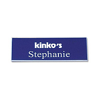 Xstamper Standard Logo Name Badges 3" Width x 0.7" Height - Plastic - 1 Each (J21)