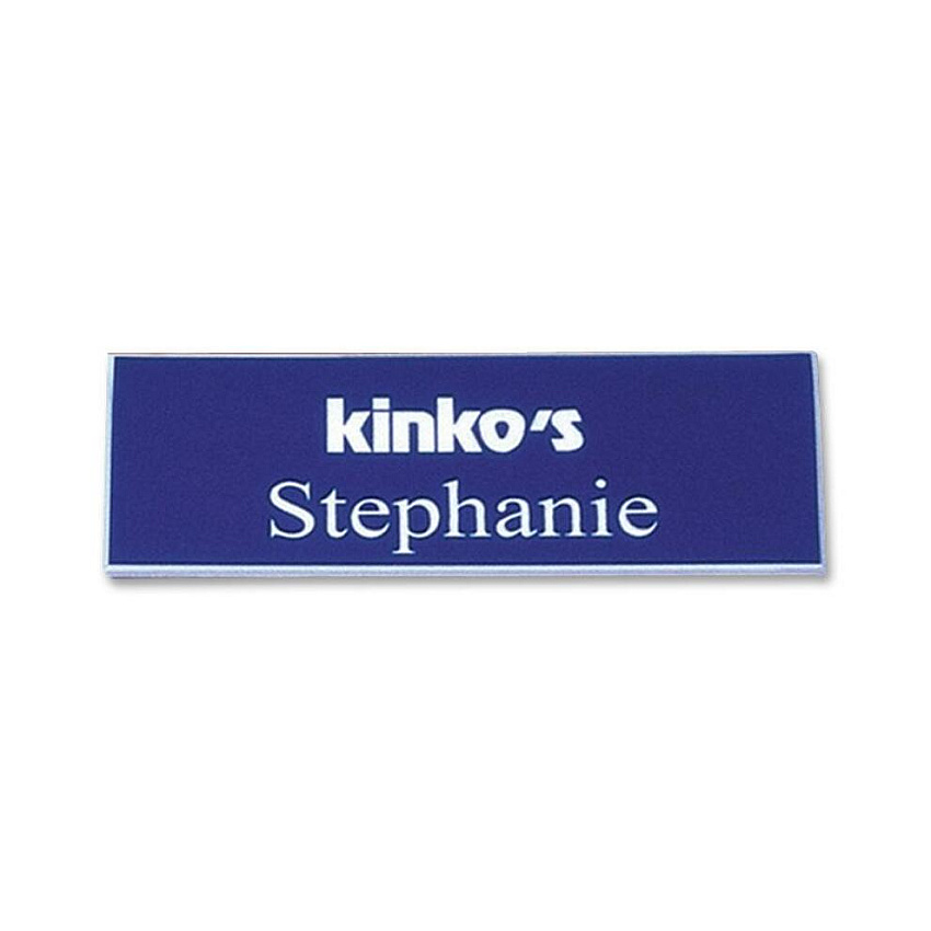 Xstamper Standard Logo Name Badges 3" Width x 0.7" Height - Plastic - 1 Each (J21)