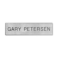 Xstamper Xecutives Name Plates 8" Width x 2" Height - Wall Mountable - Plastic - 1 Each (K01)