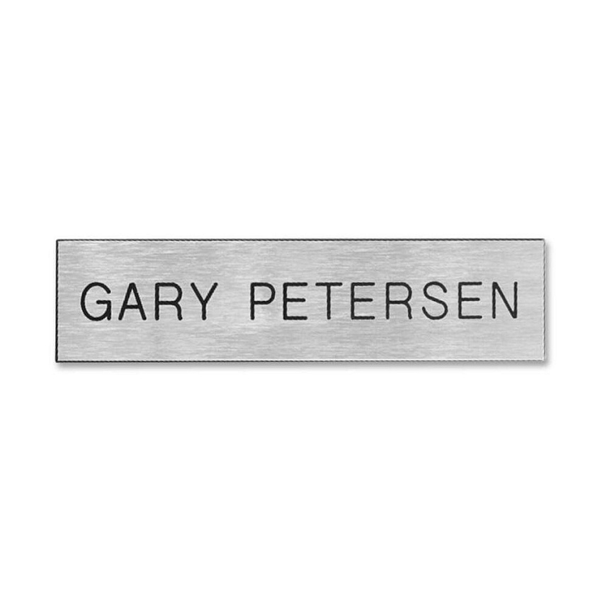 Xstamper Xecutives Name Plates 8" Width x 2" Height - Wall Mountable - Plastic - 1 Each (K01)