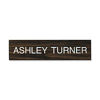 Xstamper Xecutives Name Plates 10" Width x 2" Height - Wall Mountable - Plastic - 1 Each (K02)