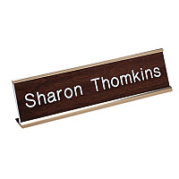 Xstamper Standard Aluminum Desk Sign 8