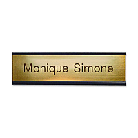 Xstamper Standard Aluminum Desk Sign 8