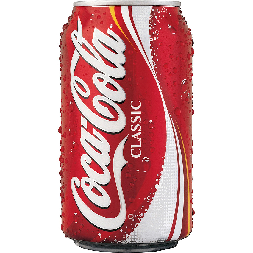 Coca-Cola Classic Coke Soft Drink Cola Flavor - 12 fl oz (355 mL) - Can - 24 / Carton (1000)