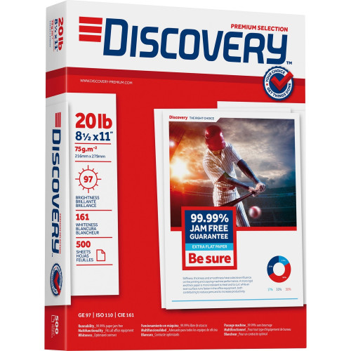 Discovery Premium Selection Laser, Inkjet Copy & Multipurpose Paper (12534)