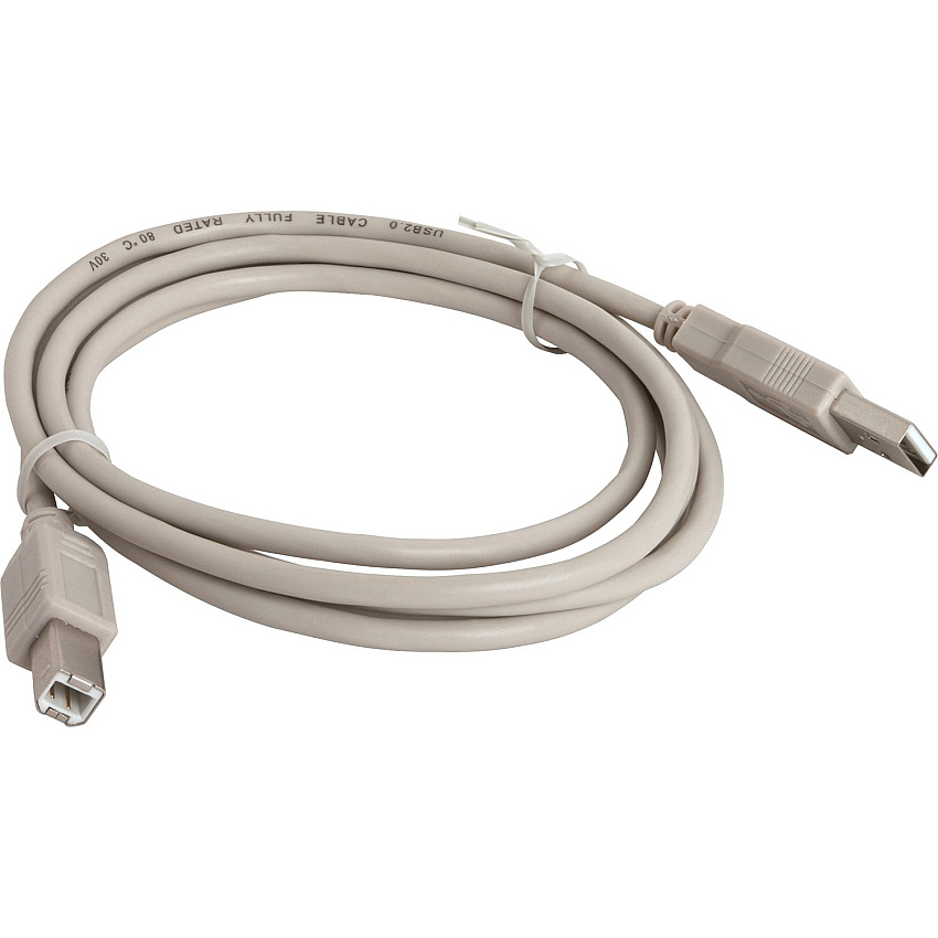 Compucessory USB 2.0 A-B Printer Cables 6 ft USB Data Transfer Cable - First End: 1 x USB Type A - Male - Second End: 1 x USB Type B - Male - Gray - 1 Each (11150)