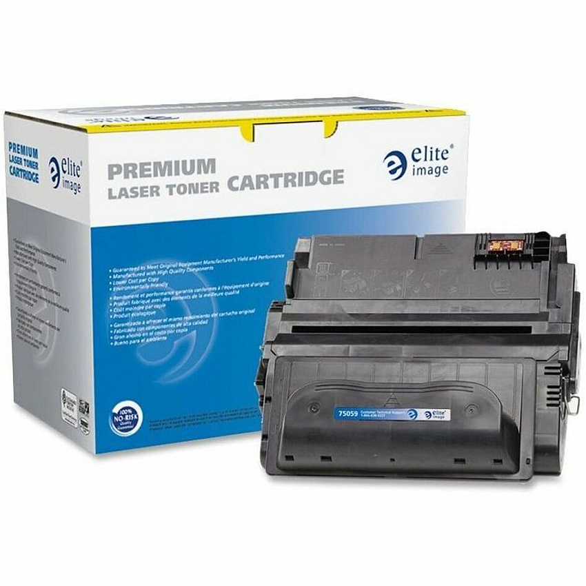 Elite Image Remanufactured Laser Toner Cartridge - Alternative for HP 38A (Q1338A) - Black - 1 Each 12000 Pages (75059)