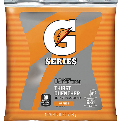 Gatorade Orange Thirst Quencher Powder Mix Powder - 1.31 lb - 2.50 gal Maximum Yield - Orange - 1 Pack (03970)