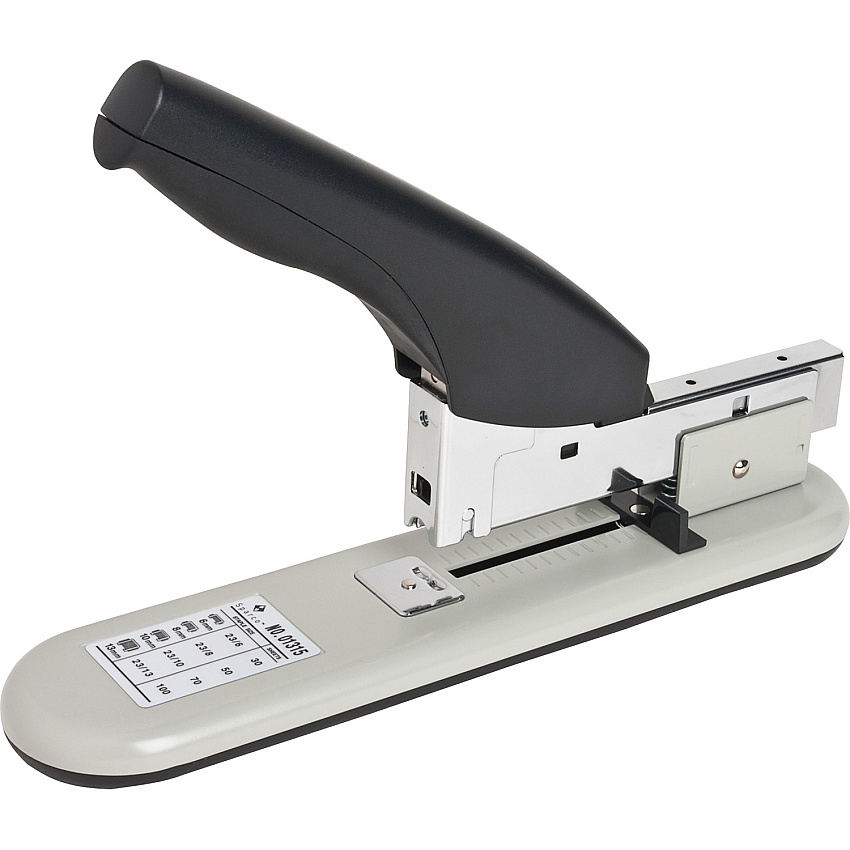 Sparco Nonskid Heavy-Duty Economy Stapler 100 Sheets Capacity - 1/2" Staple Size - Putty, Brown (01315)