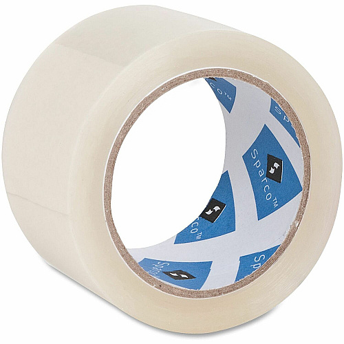 Sparco Premium Heavy-duty Packaging Tape Roll 55 yd Length x 1.88" Width - 3" Core - Clear - 3 mil - Acrylic Backing - Tear Resistant, Split Resistant, Breakage Resistance - For Packing - 1 Roll (64010)