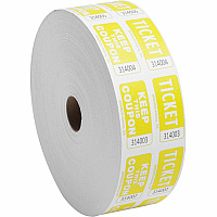 Sparco Roll Tickets Yellow - 2000 / Roll (99270)