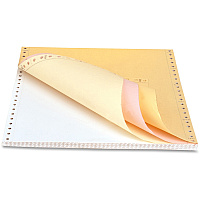 Sparco 4-part Cont.-form Multicolor Computer Paper Letter - 8 1/2" x 11" - 15 lb Basis Weight - Perforated - Assorted - 900 / Carton (01386)