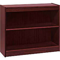 Lorell Panel End Hardwood Veneer Bookcase 36