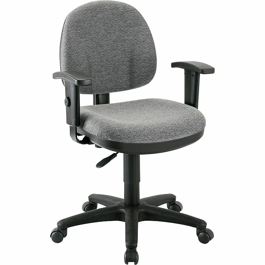 Lorell Millenia Series Pneumatic Adjustable Task Chair Gray Seat Color - 1 Each (LLR80005)