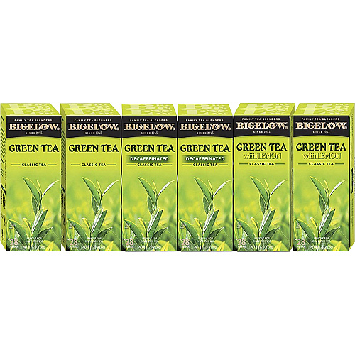 Bigelow Assorted Flavor Green Tea Bag Green Tea - 28/Box - 6 / Carton (10578)