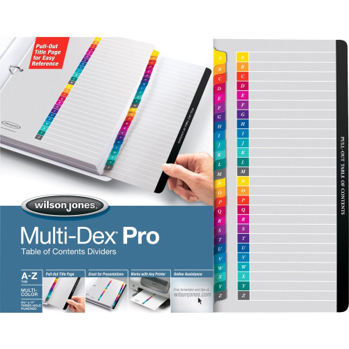 Wilson Jones MultiDex Pro Dividers (W54733)