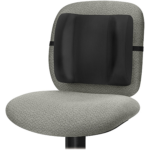 Fellowes Standard Backrest - Black Black - High Density Foam (HDF) - 1 Each (91905)