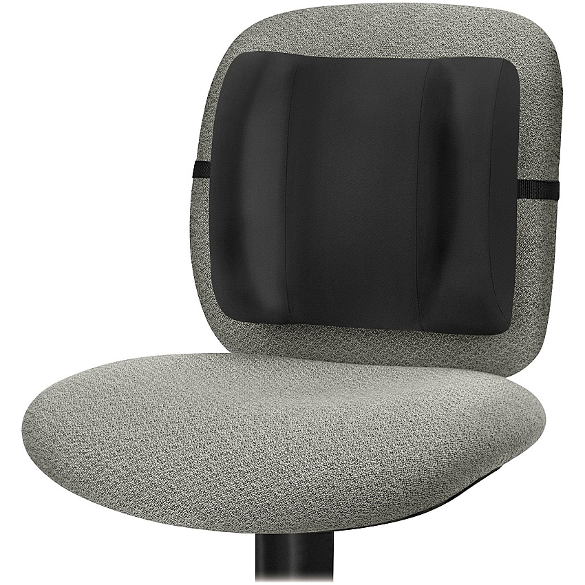 Fellowes Standard Backrest - Black Black - High Density Foam (HDF) - 1 Each (91905)